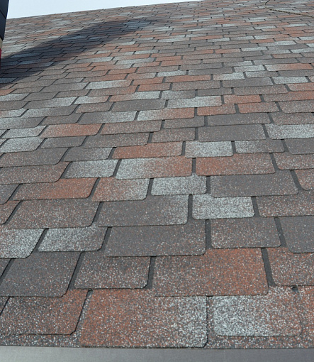 Битумная черепица, Серия Premium, Коллекция Саппоро, Цвет Слива - 4