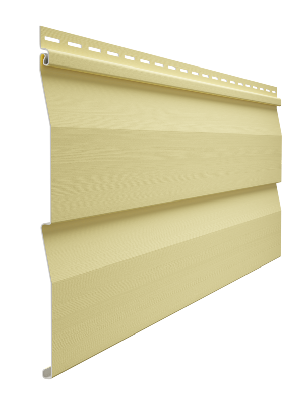 Сайдинг Standard, Корабельный брус, лимон - 1